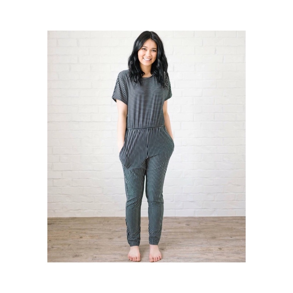 Striped Jumpsuit